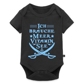 Lac de vitamines - Body à manches courtes Premium Bébé - noir - Devant