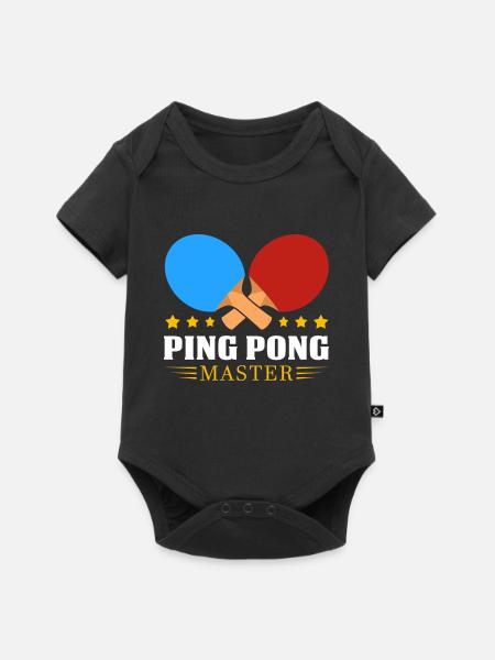 Ping-pong - Body à manches courtes Premium Bébé - noir