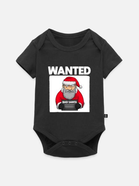 Bad Santa - Baby Premium Kurzarmbody - Schwarz