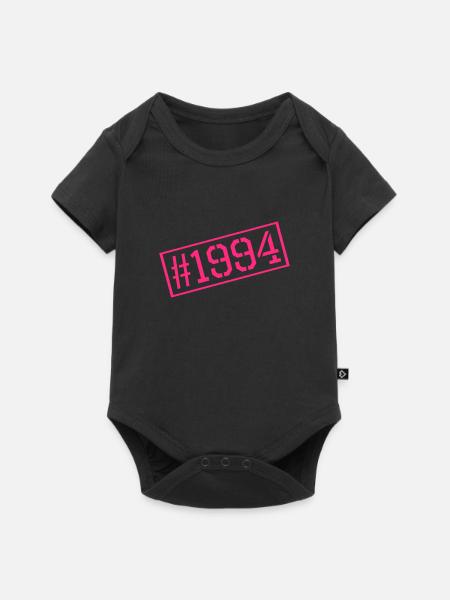 1994 - Baby Premium Kurzarmbody - Schwarz