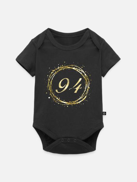 94 - Baby Premium Kurzarmbody - Schwarz