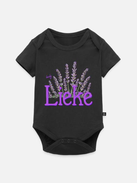 Lieke - Baby Premium Kurzarmbody - Schwarz