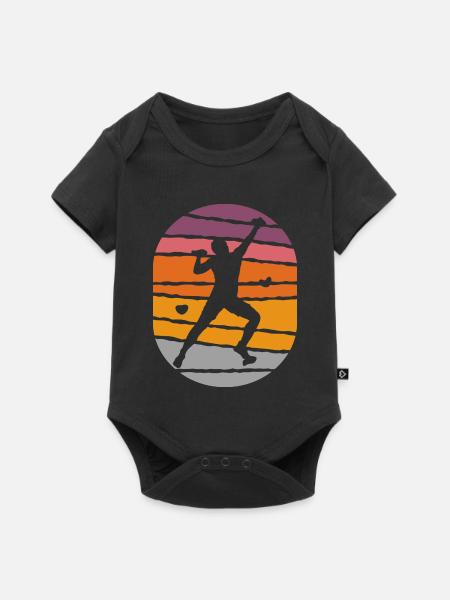 Bergsteiger Boulder Klettern Bouldern - Baby Premium Kurzarmbody - Schwarz