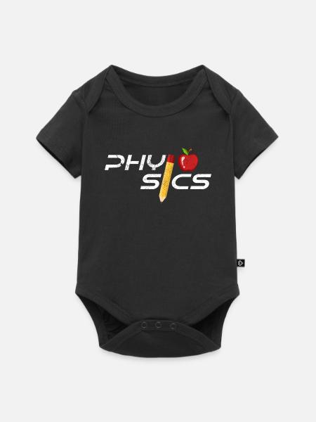 Physiker - Baby Premium Kurzarmbody - Schwarz