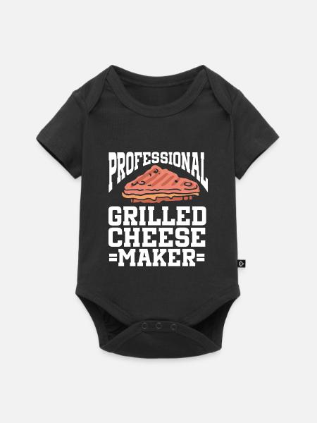 Cheese Making Cheese Lover - Baby Premium Kurzarmbody - Schwarz