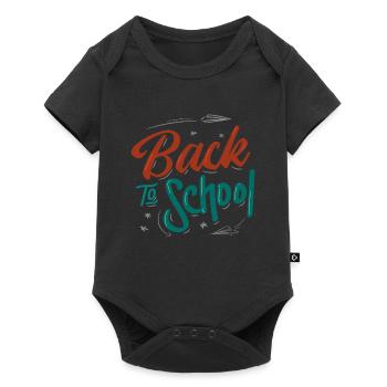 Retour à l’école - Body à manches courtes Premium Bébé - noir - Devant