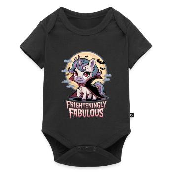 Beängstigend fabelhaft - Baby Premium Kurzarmbody - Schwarz - Vorne