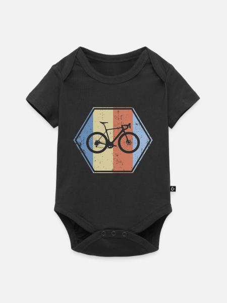 Fahrrad - Baby Premium Kurzarmbody - Schwarz