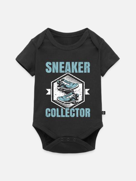Sneaker Sammler Schuhsammlung Sneakerhead - Baby Premium Kurzarmbody - Schwarz