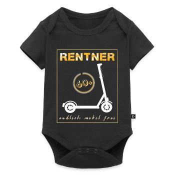 Rentner mobil - Baby Premium Kurzarmbody - Schwarz - Vorne