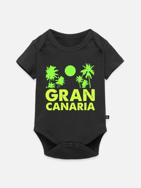 gran_canaria- - Baby Premium Kurzarmbody - Schwarz