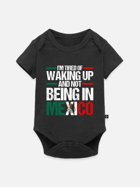 Mexican Mexico - Baby Premium Kurzarmbody - Schwarz
