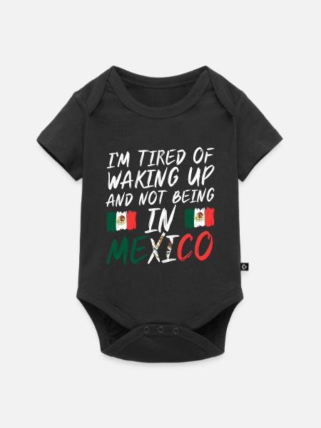 Mexican Mexico - Baby Premium Kurzarmbody - Schwarz