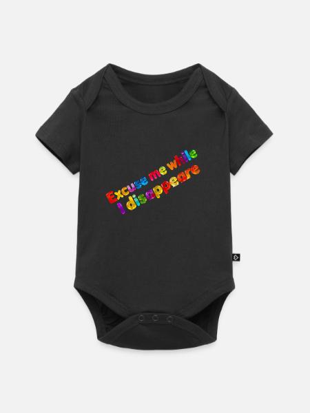 Entschuldigen Sie, während ich verschwinde. - Baby Premium Kurzarmbody - Schwarz