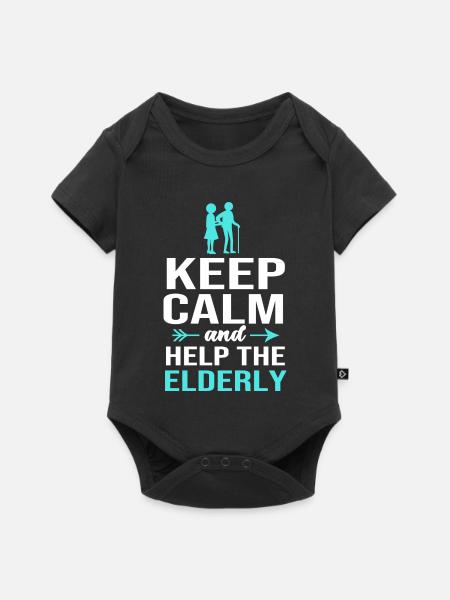 Altenheim Altenpflegerin Krankenpflegerin - Baby Premium Kurzarmbody - Schwarz