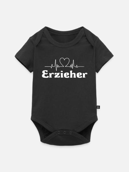 Erzieher - Baby Premium Kurzarmbody - Schwarz