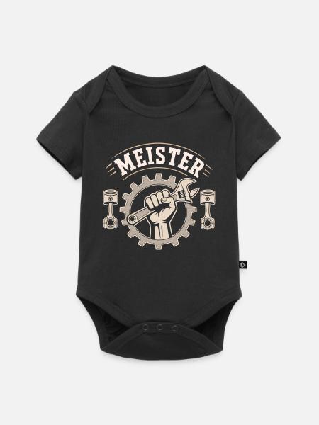 KFZ Meister Prüfung bestanden - Baby Premium Kurzarmbody - Schwarz