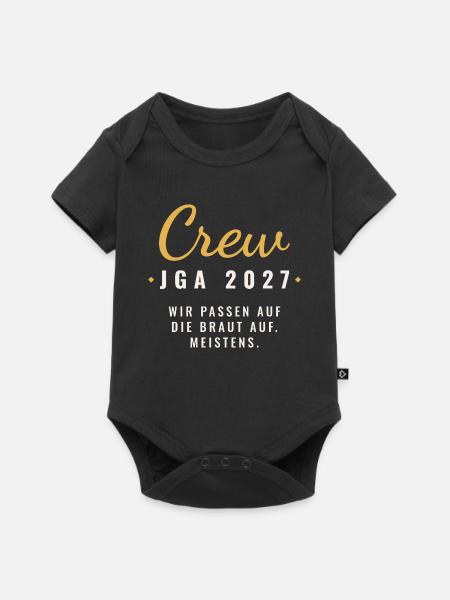 JGA 2027 Crew - Baby Premium Kurzarmbody - Schwarz