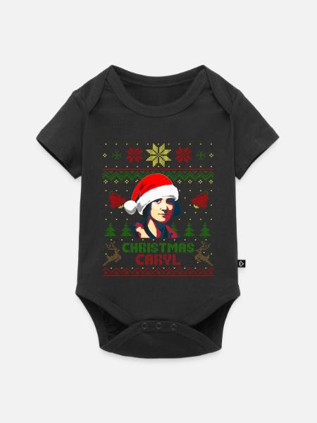 Alice Cary Weihnachten Caryl - Baby Premium Kurzarmbody - Schwarz