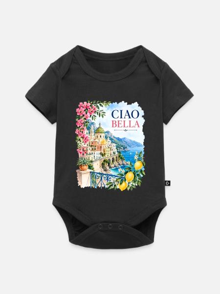 Ciao Bella - Baby Premium Kurzarmbody - Schwarz