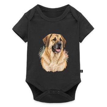 Sarabi - Baby Premium Kurzarmbody - Schwarz - Vorne