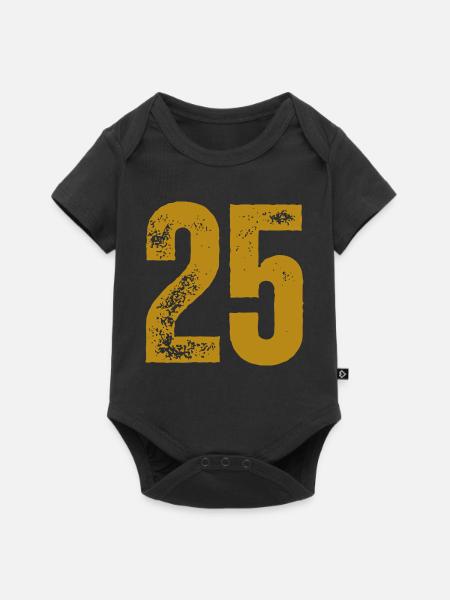 25 - Baby Premium Kurzarmbody - Schwarz