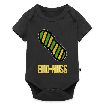 Erdnuss Erdung Elektriker-Witz Wortspiel - Baby Premium Kurzarmbody - Schwarz - Vorne