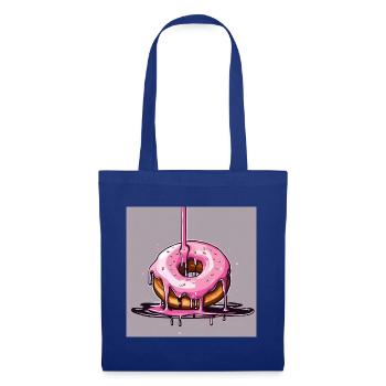 Donut 1 - Stoffbeutel - Royalblau - Vorne