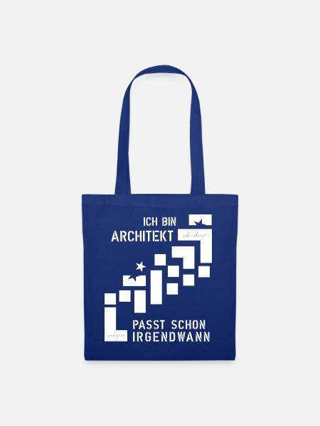 Architekt - Stoffbeutel - Royalblau