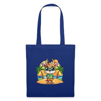 Antelope Funny Cartoon Summer Beach Sunglasses - Tote Bag - royal blue - Front
