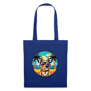 Magyar Agar Dog Breed Cartoon Sunglasses Beach - Tote Bag - royal blue - Front