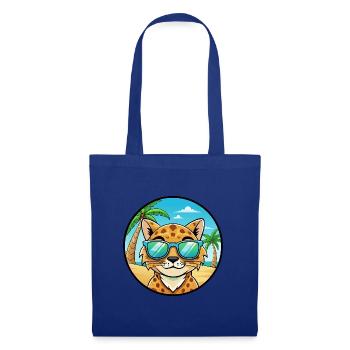 Australische gefleckte Nebelkatzenrasse Cartoon Beach - Stoffbeutel - Royalblau - Vorne