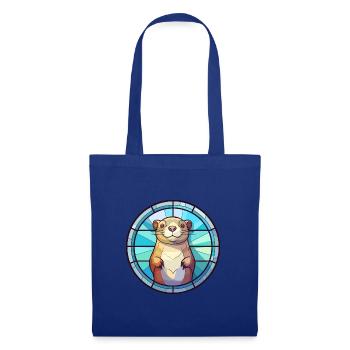 Gopher Buntglas Bunte Karikatur Kawaii Anima - Stoffbeutel - Royalblau - Vorne