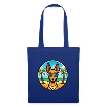 Pharaoh Hound Dog Breed Cartoon Sunglasses Beach - Tote Bag - royal blue - Front