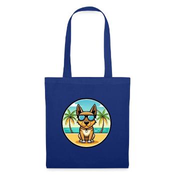 Lancashire Heeler Hunderasse Cartoon Sonnenbrille Strand - Stoffbeutel - Royalblau - Vorne