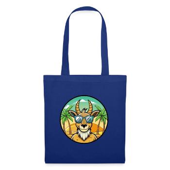 Antelope Funny Cartoon Summer Beach Sunglasses - Tote Bag - royal blue - Front