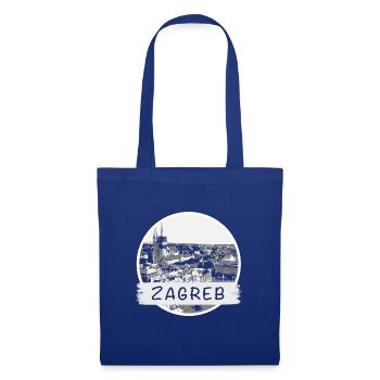 Zagreb City - Stoffbeutel - Royalblau - Vorne