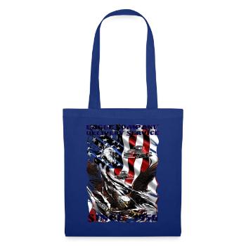 USA Adler Flagge Trucks - Stoffbeutel - Royalblau - Vorne