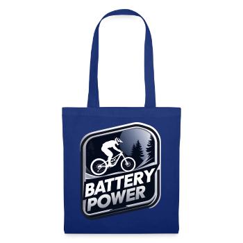 Battery Power - Stoffbeutel - Royalblau - Vorne