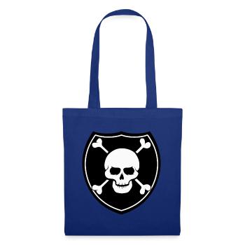 Piratenschädelräuber - Stoffbeutel - Royalblau - Vorne