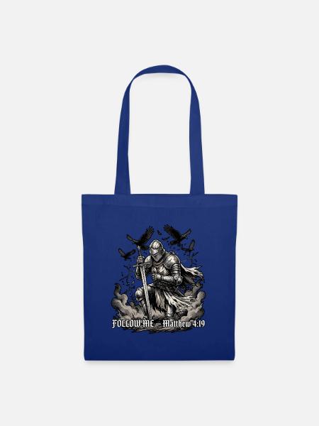 Ritter Schwur Bibel - Stoffbeutel - Royalblau