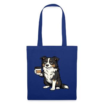 Australian Shepherd Aussie Aussiebesitzer Aussies - Stoffbeutel - Royalblau - Vorne