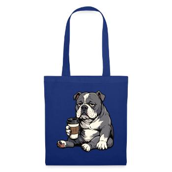 American Bully Bully Pit Bullys Bullybesitzer  - Stoffbeutel - Royalblau - Vorne