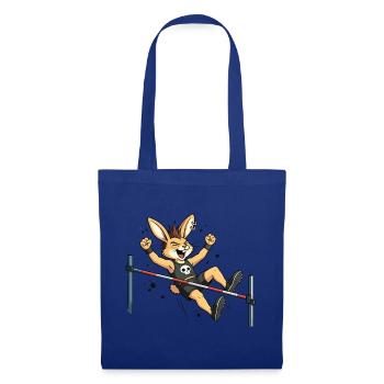 Bunny Punk Hochsprung-Athlet - Stoffbeutel - Royalblau - Vorne