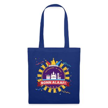 Bonn Alaaf Karneval Emblem Weiberfastnacht - Stoffbeutel - Royalblau - Vorne