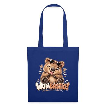 Wombastic Wombat Sonnenbrille - Stoffbeutel - Royalblau - Vorne