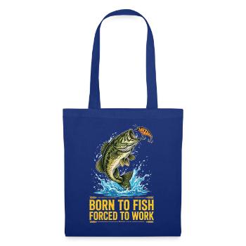 Pêcheur, Pêcheur, Fisch, Angeln - Stoffbeutel - Royalblau - Vorne