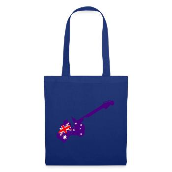 Purple Austral Guitar - Stoffbeutel - Royalblau - Vorne
