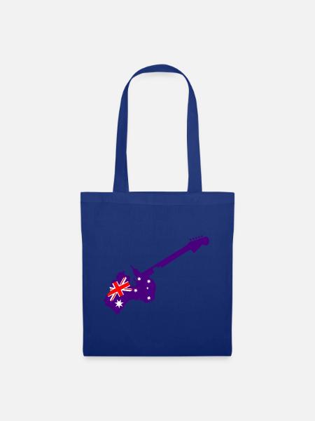 Purple Austral Guitar - Stoffbeutel - Royalblau