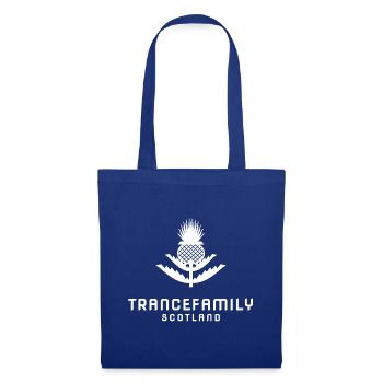 TranceFamily Scotland - Thistle Trance - Stoffbeutel - Royalblau - Vorne